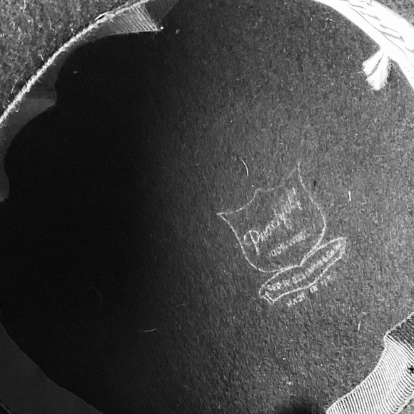 VINTAGE Fabini Women's Black Wool Hat EUC - Picture 4 of 6